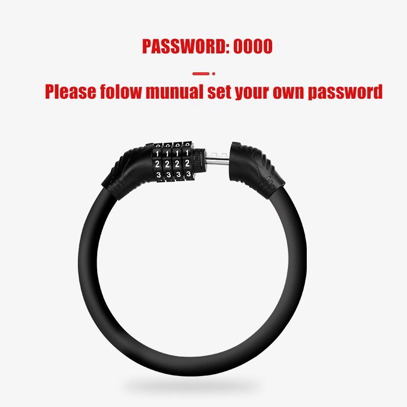 Vòng khóa MOSOWORLD cứng cáp an toàn chống trộm hiệu quả cho xe đạp
