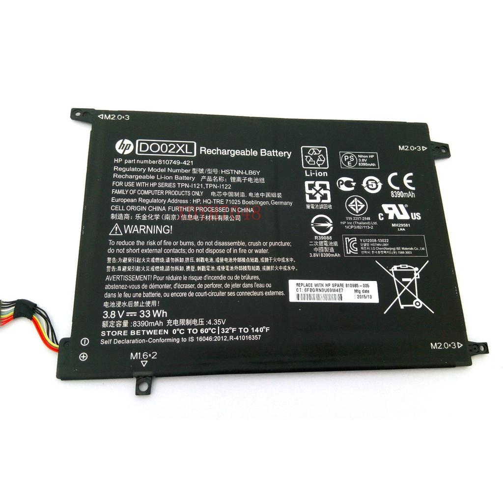 Pin Battery Dùng Cho Laptop HP Pavilion X2 10 210 10-n030ca 810749-2C1 810749-421 DO02XL Original 33Wh