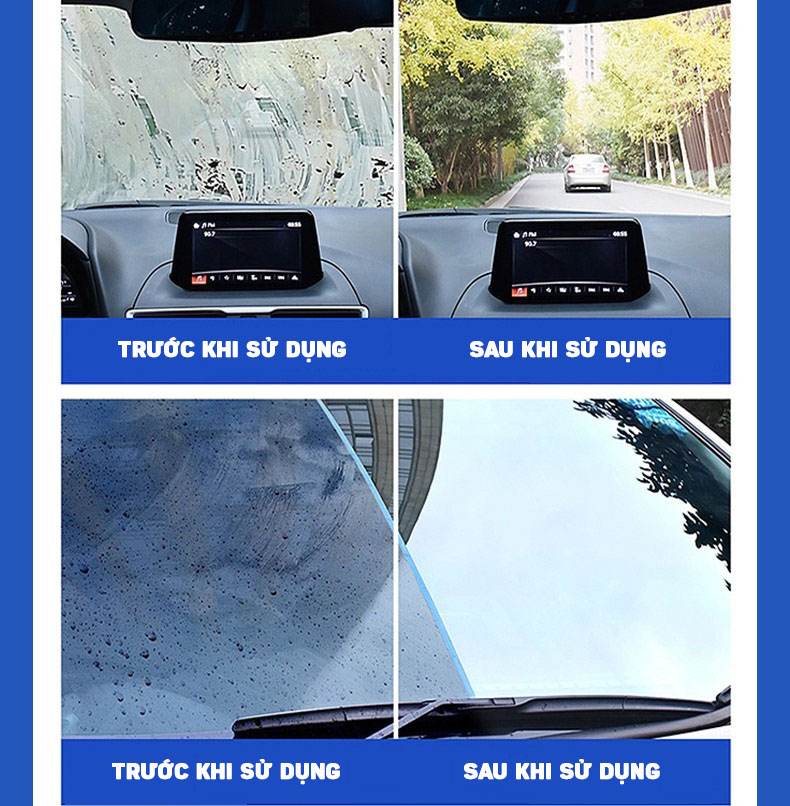Nước Rửa Kính Ô Tô Đậm Đặc Phù Hợp Với Mọi Loại Xe Hơi - Hàng Nhập Khẩu