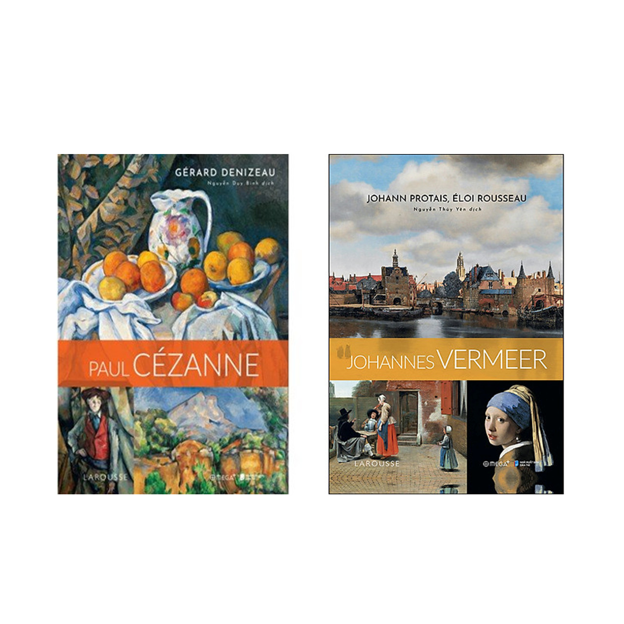 Combo Danh Họa Thế Giới: Paul Cézanne - Con Người Sơ Khai Của Nghệ Thuật Mới + Johannes Vermeer - Thời Kỳ Hoàng Kim Của Hội Họa Hà Lan