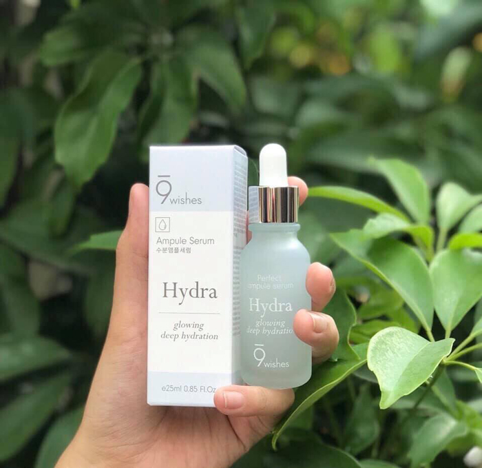 Tinh Chất Dưỡng Ẩm Da 9Wishes Hydra Ampule Serum 25mL