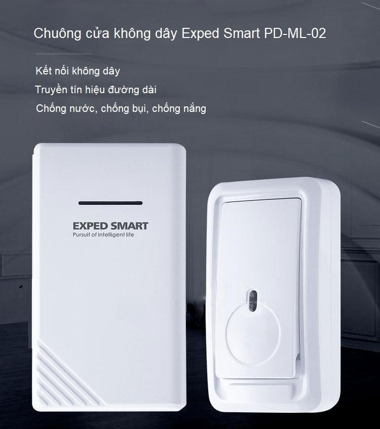 Chuông cửa đôi không dây cao cấp