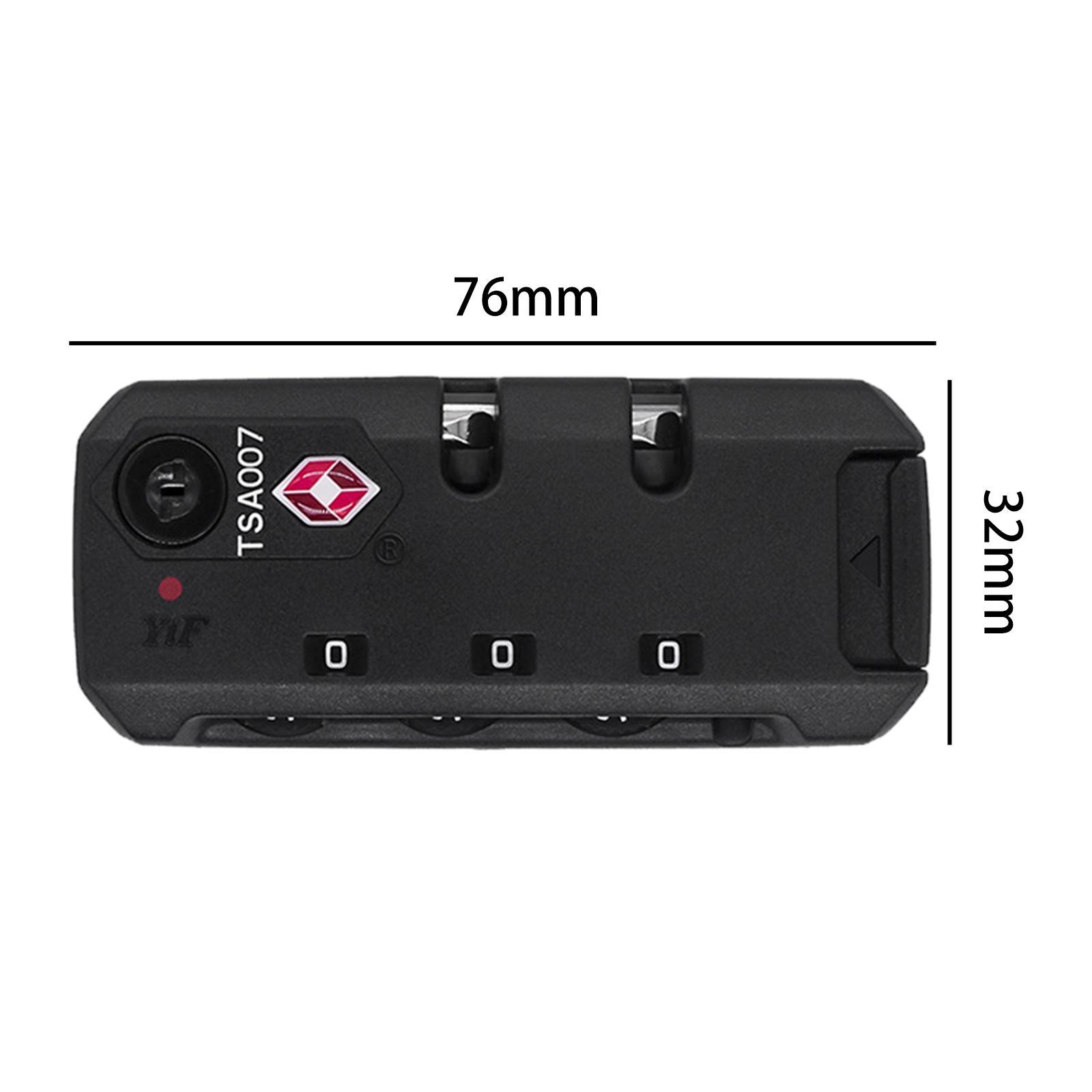 3 Digit Combination Padlock Luggage Suitcase 13116