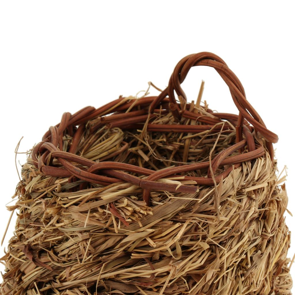 Pet Hamster Straw Nest House Squirrel Straw Sandals Hut Cage Accessories