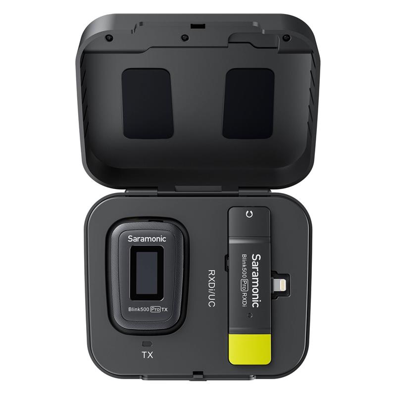 Micro thu âm không dây Saramonic Blink 500 Pro B3 cổng Lighting cho Iphone, Ipad - Hàng Chính Hãng