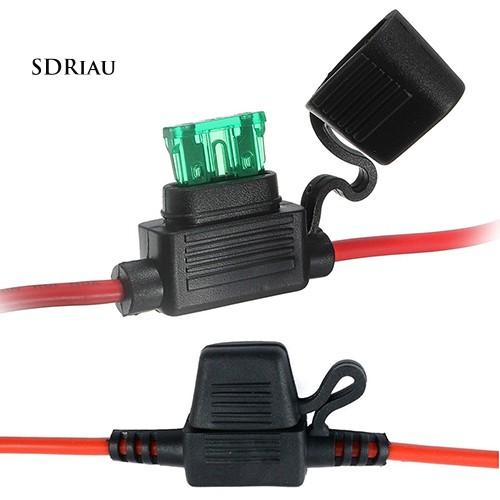 Hộp cầu chì tiêu chuẩn Auto 10A 15A 20A 30A cỡ vừa chống thấm nước cho ô tô