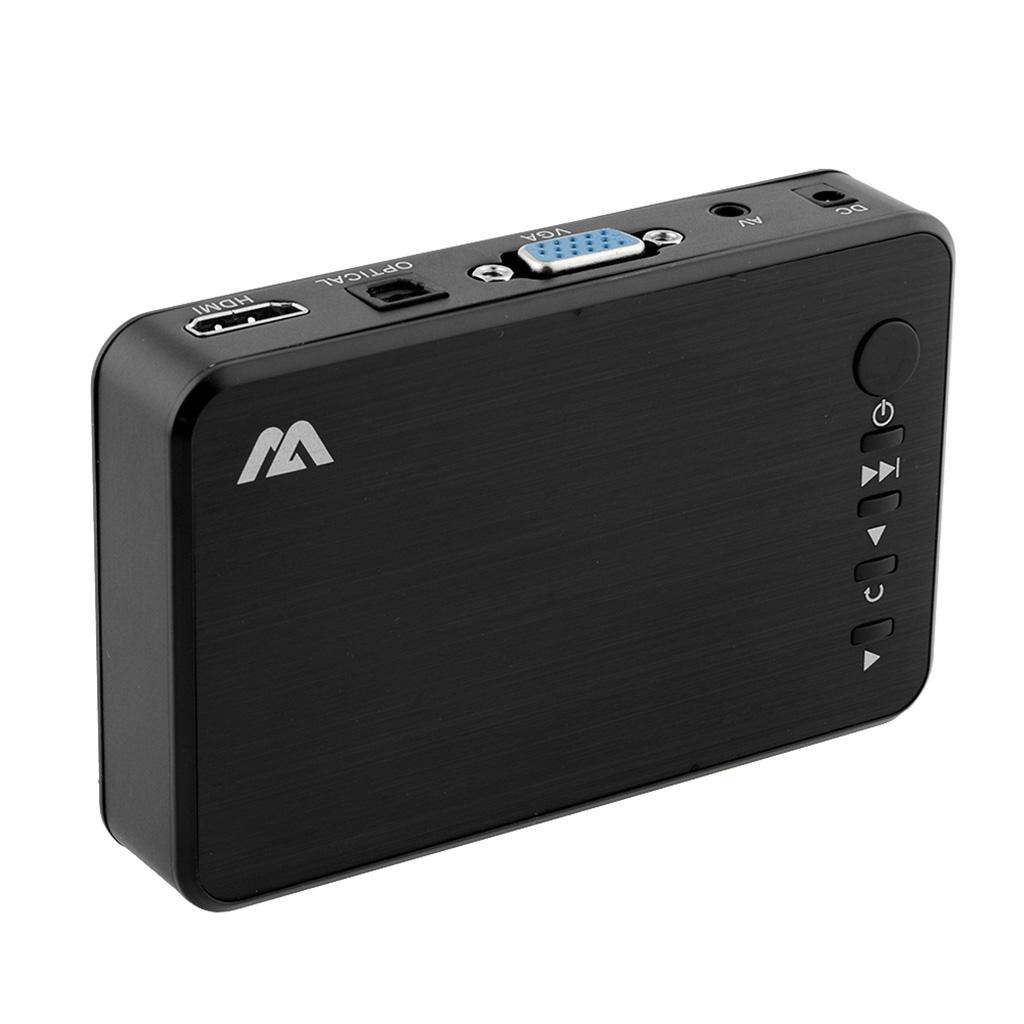 1080P Full HD HDMI Media Player AV VGA RMVB MKV SD USB JPEG