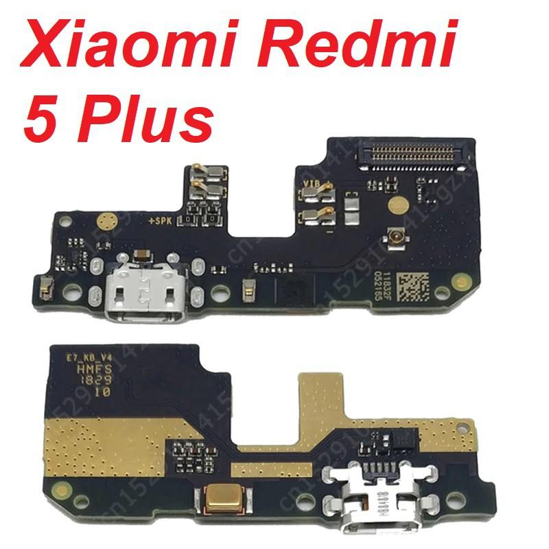 Cụm Chân Sạc Cho Xiaomi Redmi 5 Plus Charger Port USB Main Borad Mạch Sạc Linh Kiện Thay Thế