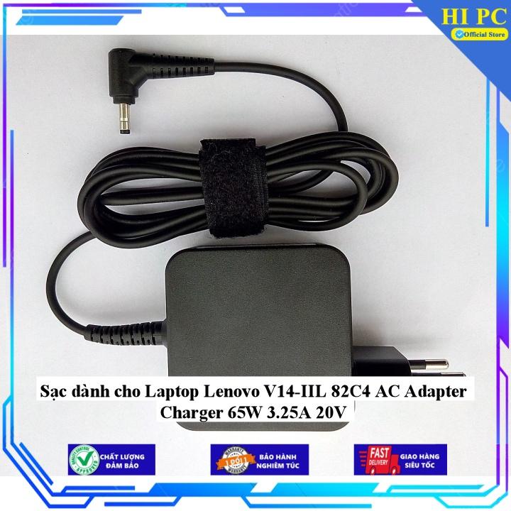 Sạc dành cho Laptop Lenovo V14-IIL 82C4 AC Adapter Charger 65W 3.25A 20V - Kèm Dây nguồn - Hàng Nhập Khẩu