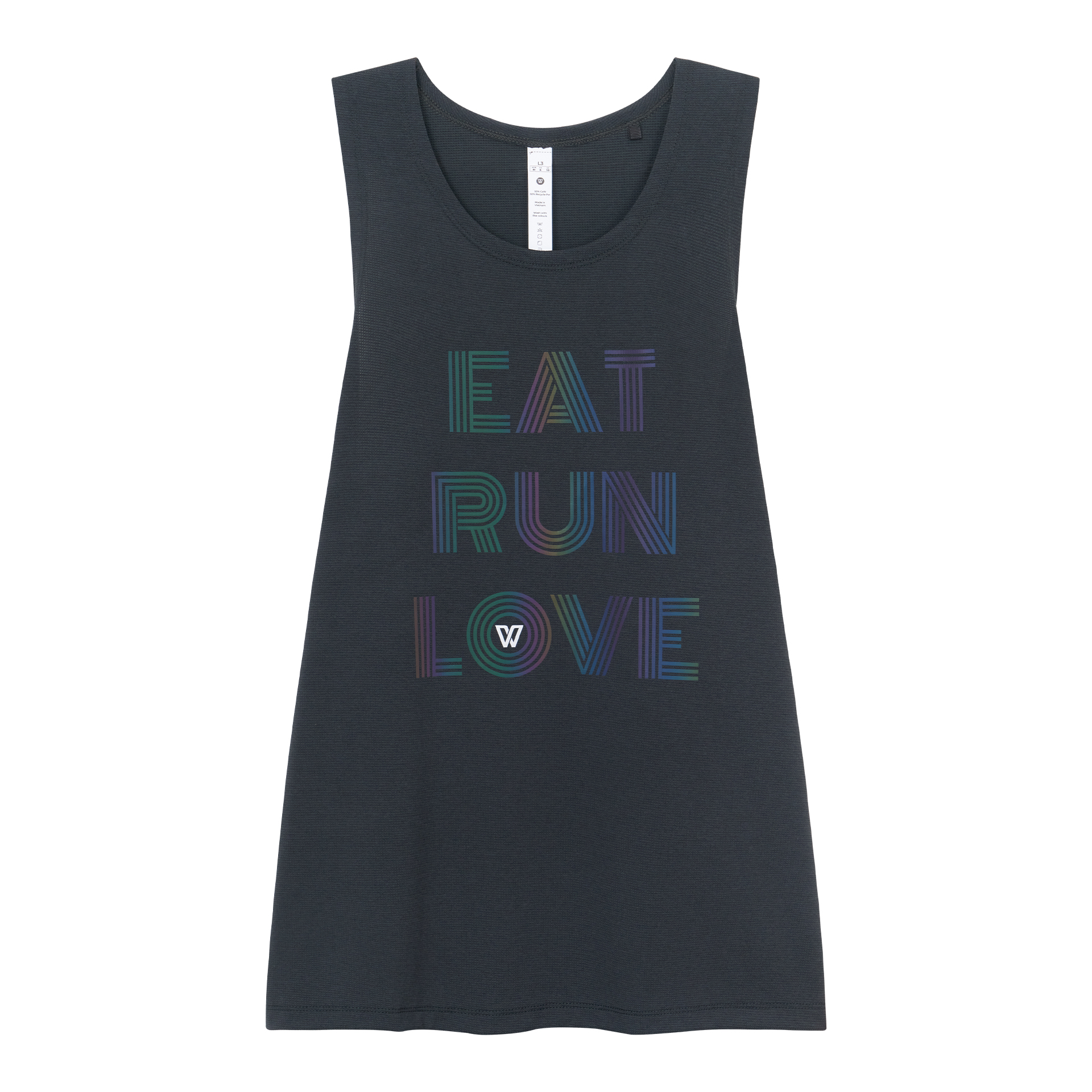 ÁO THUN BA LỖ THỂ THAO ONWAYS NAM MỎNG NHẸ NHANH KHÔ EAT RUN LOVE SINGLET M24175 MEN