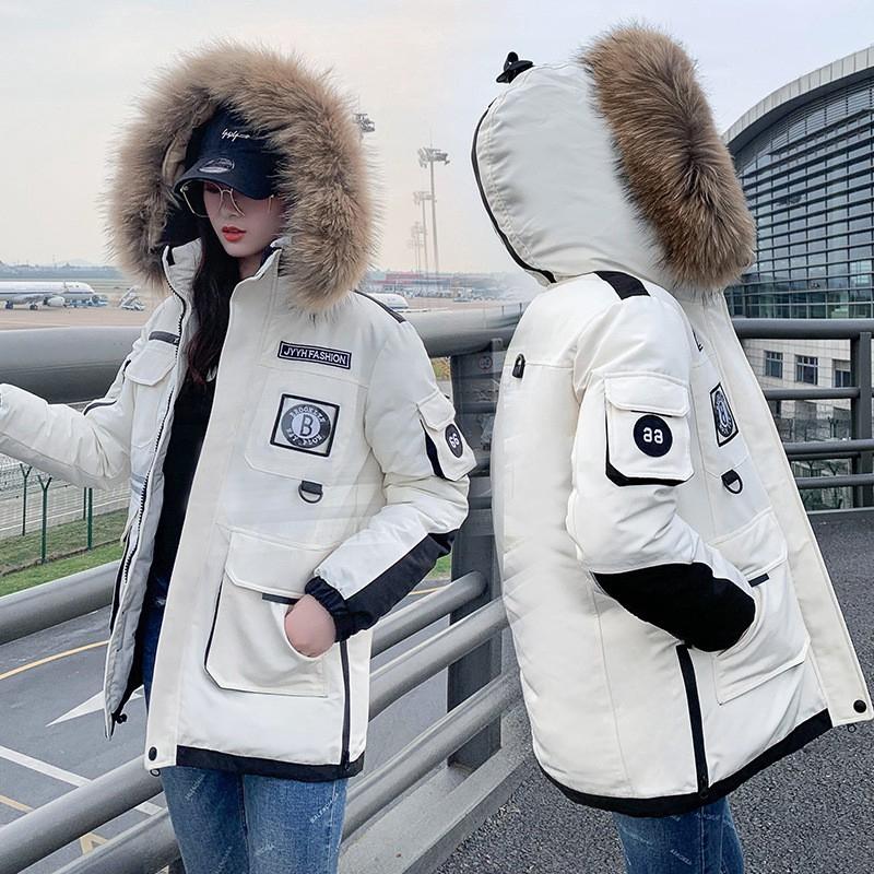 Áo khoác phối lông thú cho nam và nữ