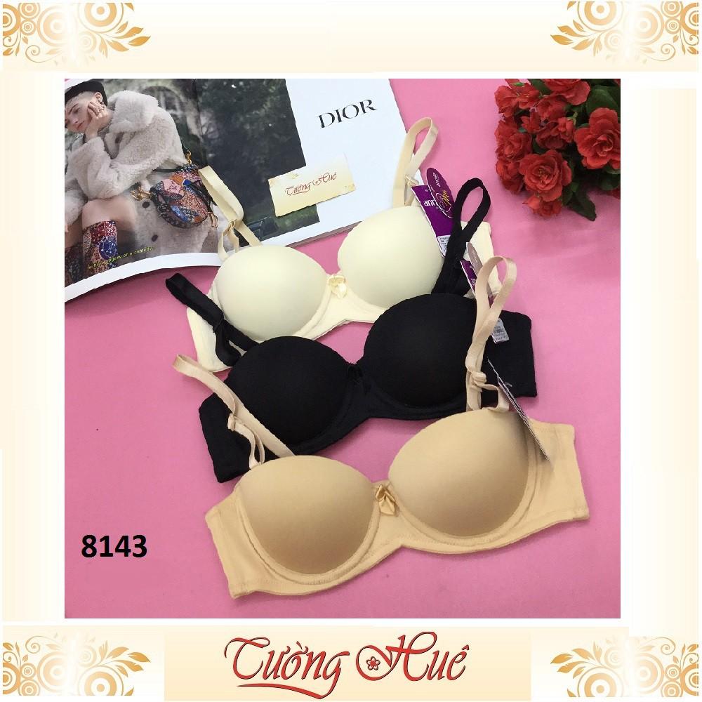 Áo lót nữ annie Bra 8143 dầy nâng cúp ngang trơn.