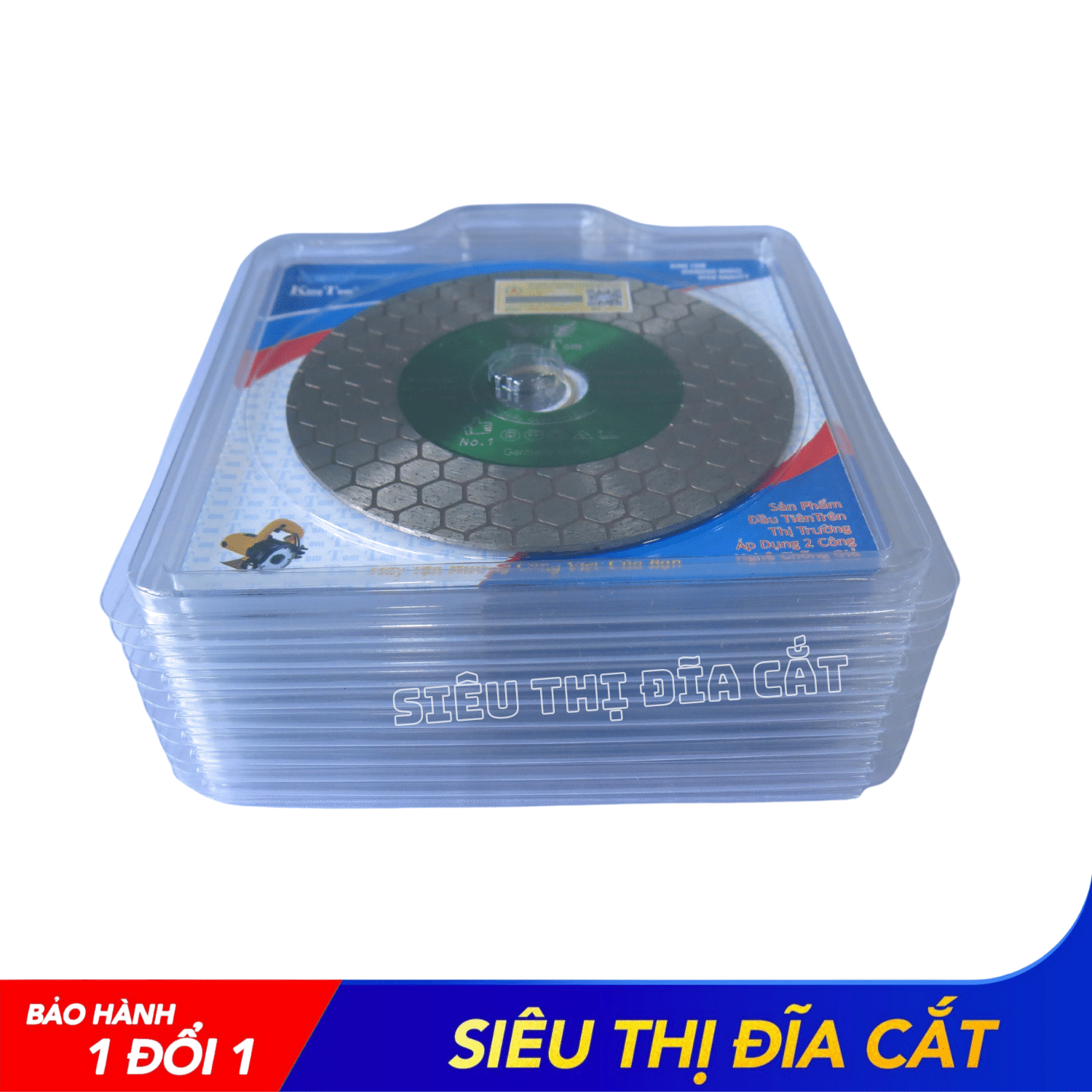 Lưỡi Cắt Đa Năng 2IN1 120mm KingTom - Chuyên Đá Cứng, Đá Granite, Hoa Cương (Vừa cắt, vừa mài trên cùng một đĩa)