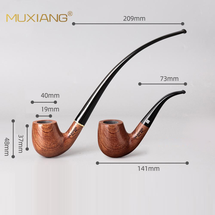 Tẩu hút thuốc sợi gỗ hồng mộc AD0006