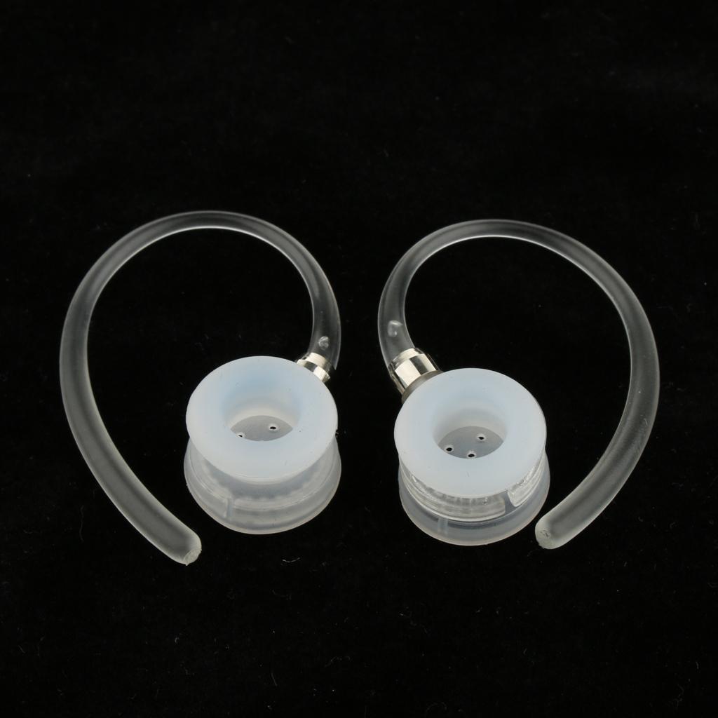 2x 2 Pairs Compatible for Earphone Cover Anti-Slip Silicone Soft Replacement