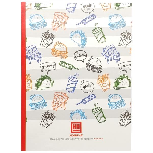 Vở Class Plants - 4 Ly Ngang 96 Trang ĐL 100g/m2 - Hồng Hà 0430 (Mẫu Màu Giao Ngẫu Nhiên)