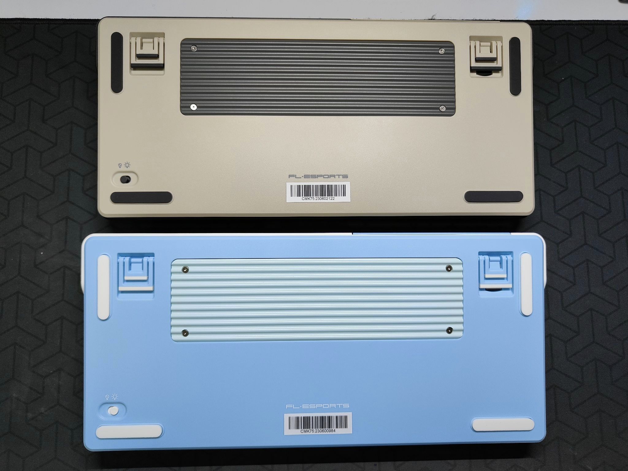 Bàn phím cơ FL-Esports CMK75SAM Lake Placid Blue/Desert Grey