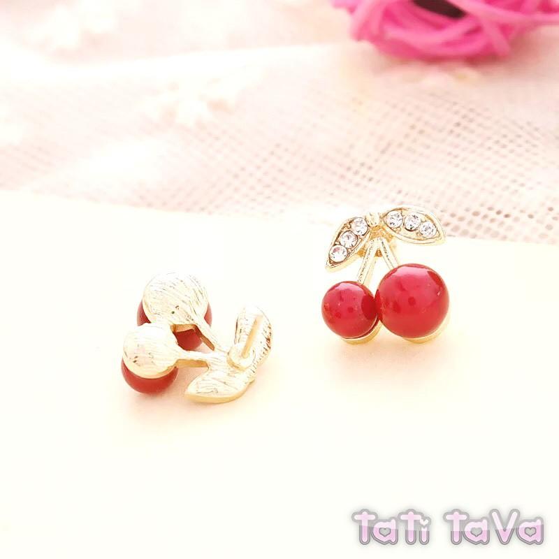 Khuyên tai Cherry, Bông tai Cherry Hàn QuốcTatitava