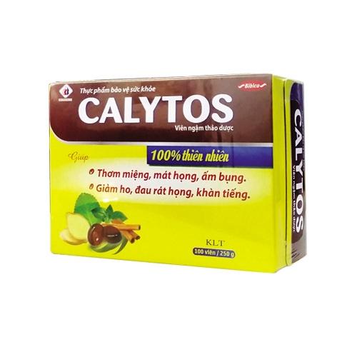 VIÊN NGẬM THẢO DƯỢC CALYTOS - 100% TỪ THIÊN NHIÊN - GIẢM HO - GIẢM ĐAU RÁT HỌNG - GIẢM KHÀN TIẾNG Lọ 200 viên