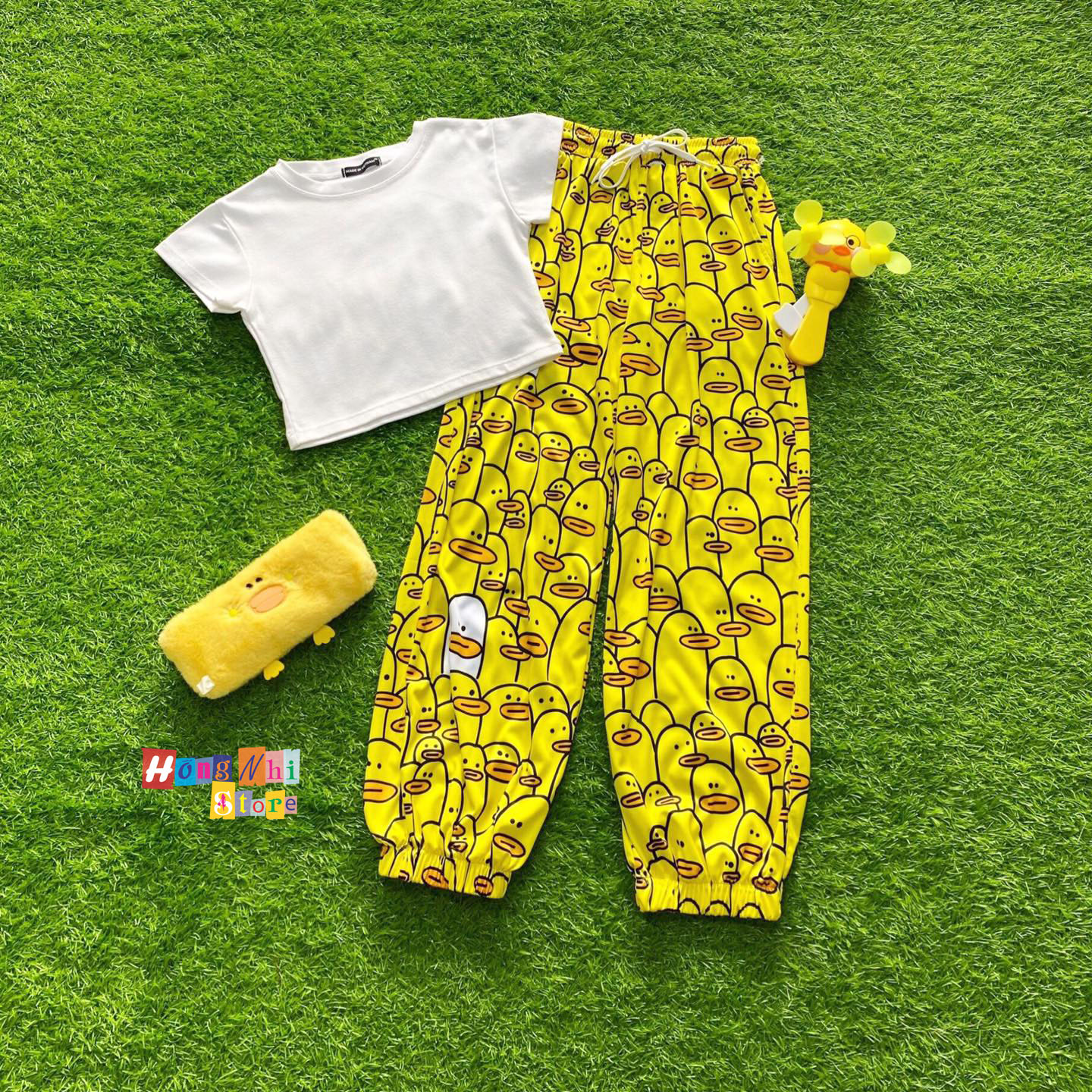 Quần Cartoon Pant V2 Unisex, Quần Hoạt Hình Dài Bo Lai Dáng Rộng - MM