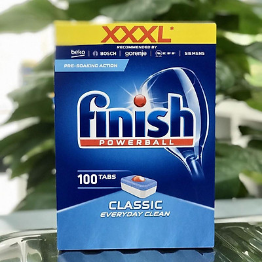 Viên rửa bát tổng hợp FINISH 100 viên hương chanh