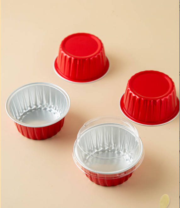 100 Hộp thiếc 125ml dùng nướng bánh flan - bông lan - bánh lạnh - chịu nhiệt được