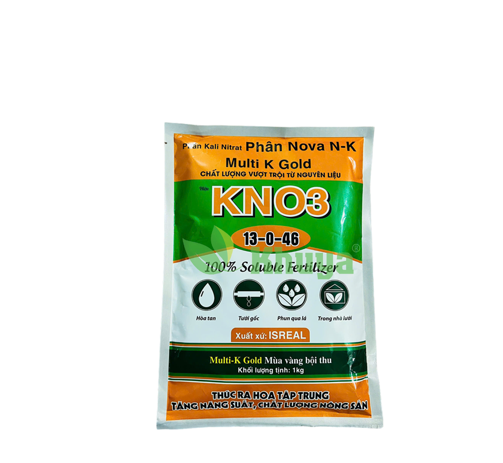 Phân bón Kali Nitrat KNO3 13-0-46 gói 1kg Israel