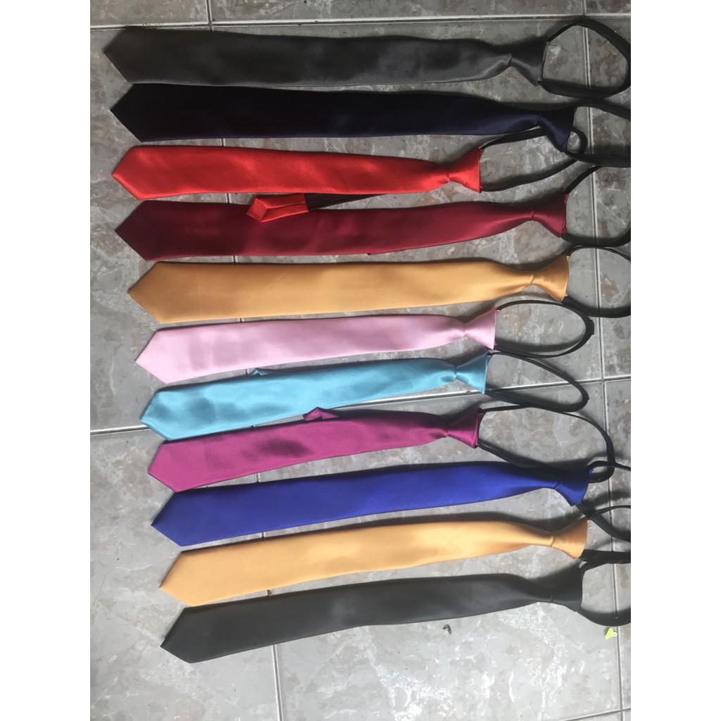 Cà vạt nam bản 5cm - kèm dây kéo