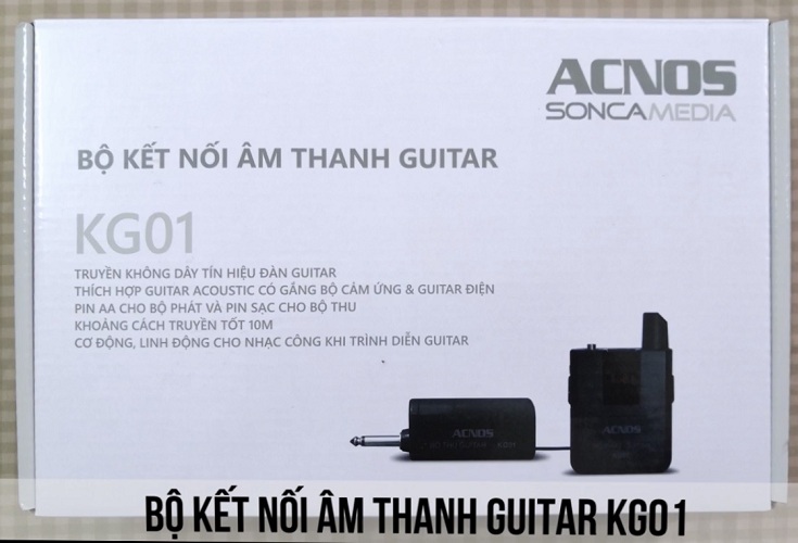 Bộ kết nối âm thanh Guitar không dây KG01 - Chính Hãng Acnos