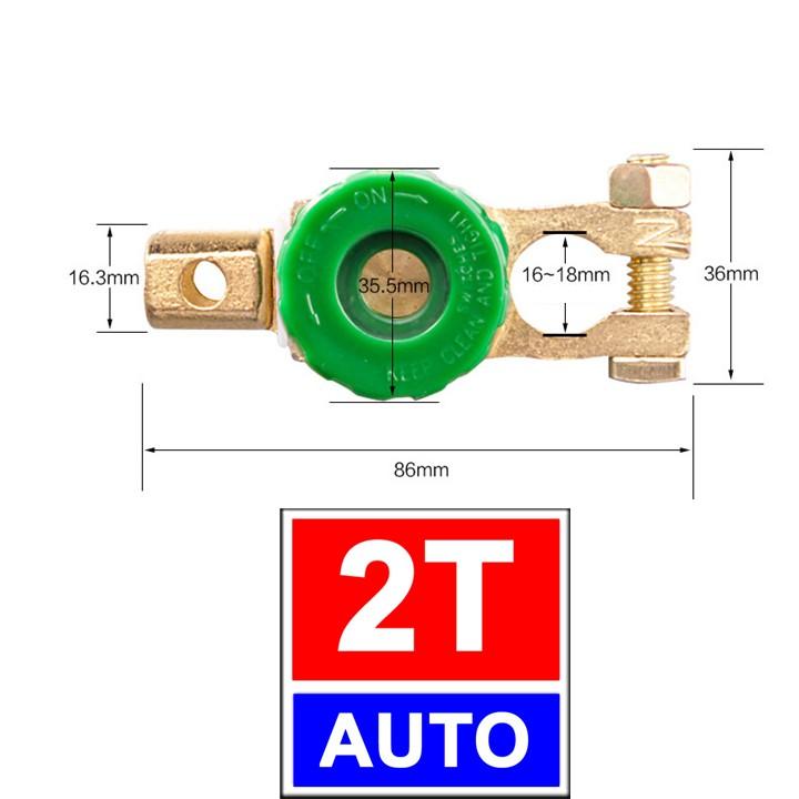 Thiết bị ngắt-nối đóng-mở cực bình ắc quy chuyên dụng cho ô tô xe hơi:  SKU:193