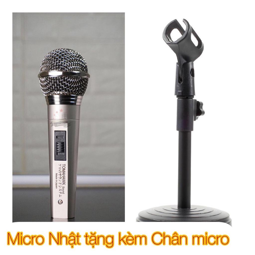 Micro có dây Tomahawk Thiết kế sang trọng - Chất âm nhẹ, siêu sáng Bắt âm nhạy micro hút chống hú tốt