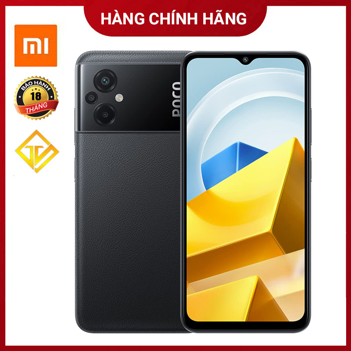 Điện thoại POCO M5 4GB+64GB - Pin 5000mAh - MediaTek Helio G99 - Sạc nhanh 18W - Hàng chính hãng