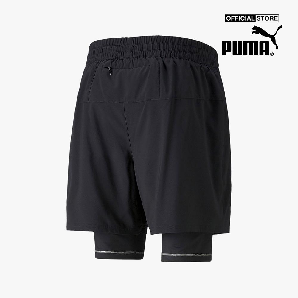 PUMA - Quần shorts thể thao nam RUN 2 In 1 5&quot; 521049