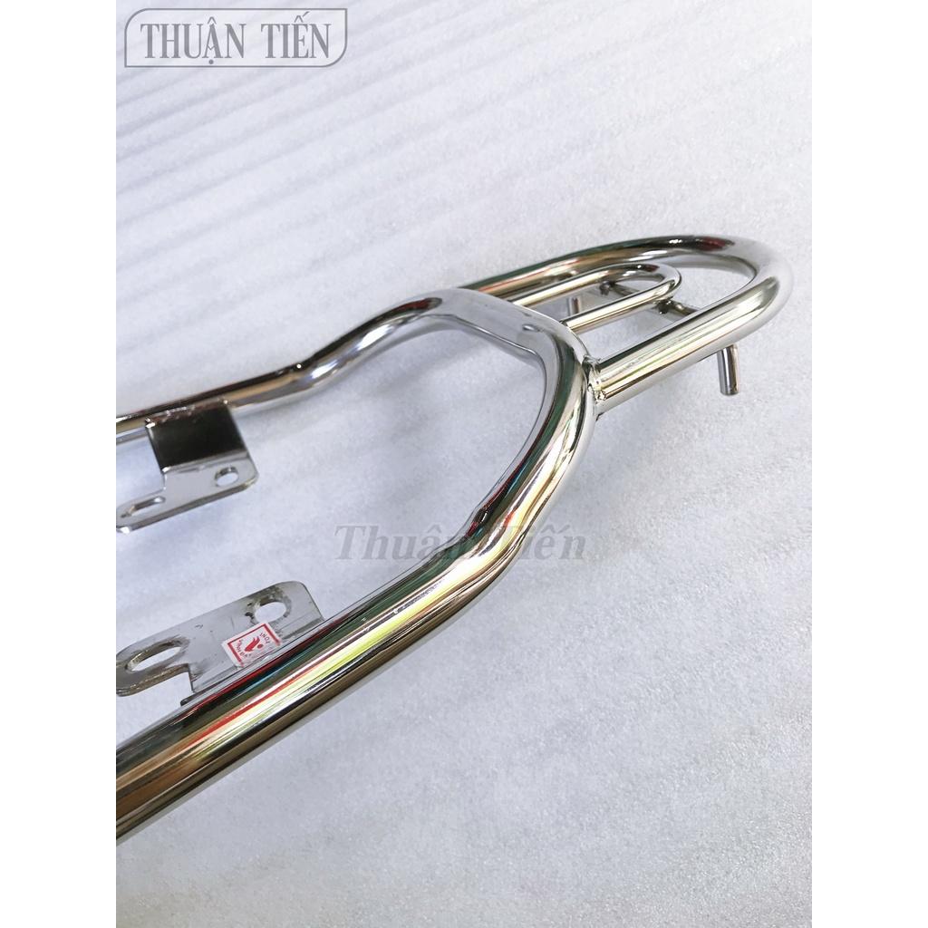 TAY DẮT RS, WAVE A 100CC INOX KHÔNG HÍCH NỐI DÀI - M2 - TIỆN LỢI CHỞ HÀNG, HÀNG ỐNG 19 LY DÀY, SÁNG BÓNG