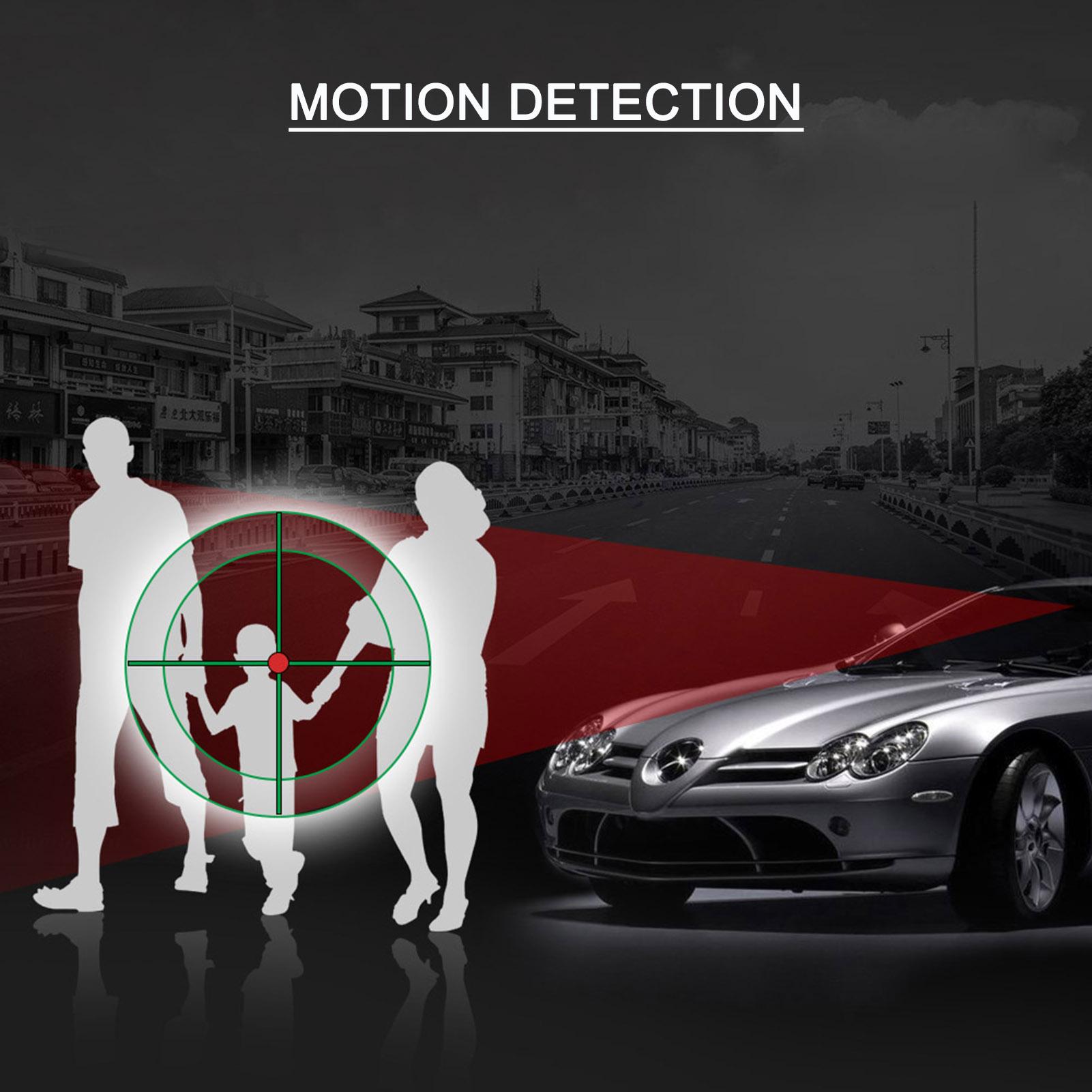 1080P Full HD Dash Cam with 4 Inch IPS Screen Front and Rear Dual Dash Camera Driving Recorder
