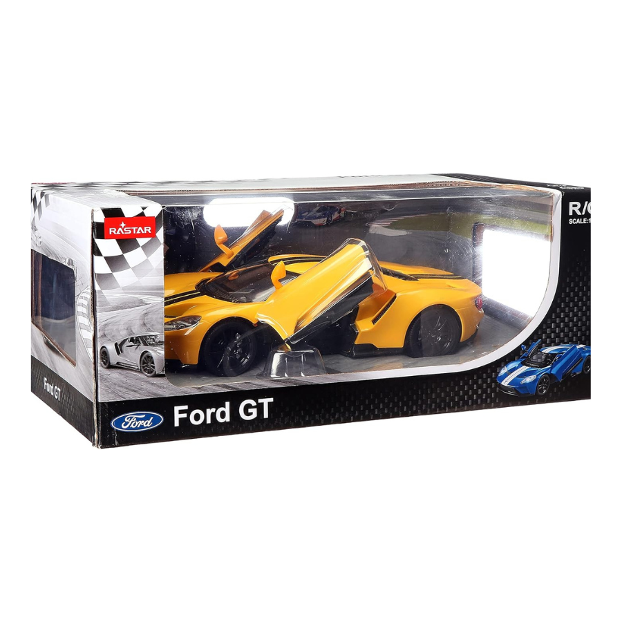 Đồ Chơi Xe Điều Khiển 1:14 Ford Gt Có Thể Mở Cửa Vàng RASTAR R78100/YEL