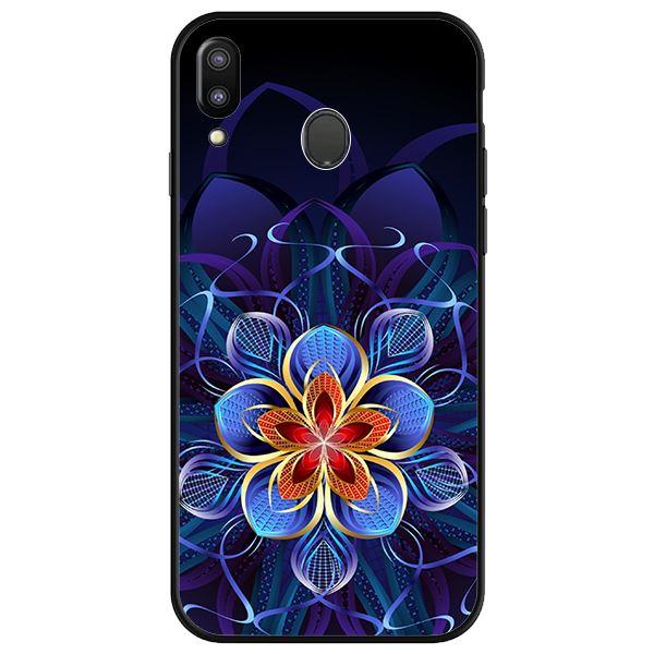 Ốp lưng dành cho Samsung M20 Hoa Tím 1 - Hàng Chính Hãng