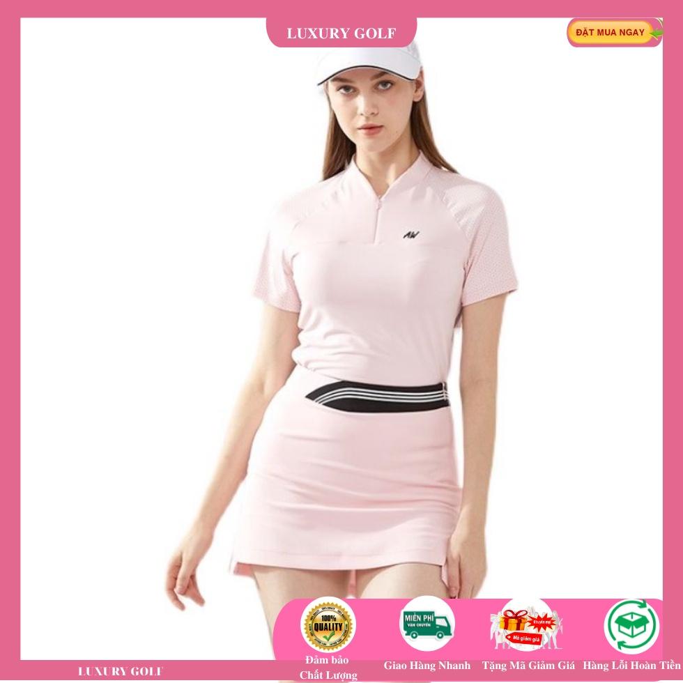 Set áo váy golf xếp ly nữ tính AW mẫu mới