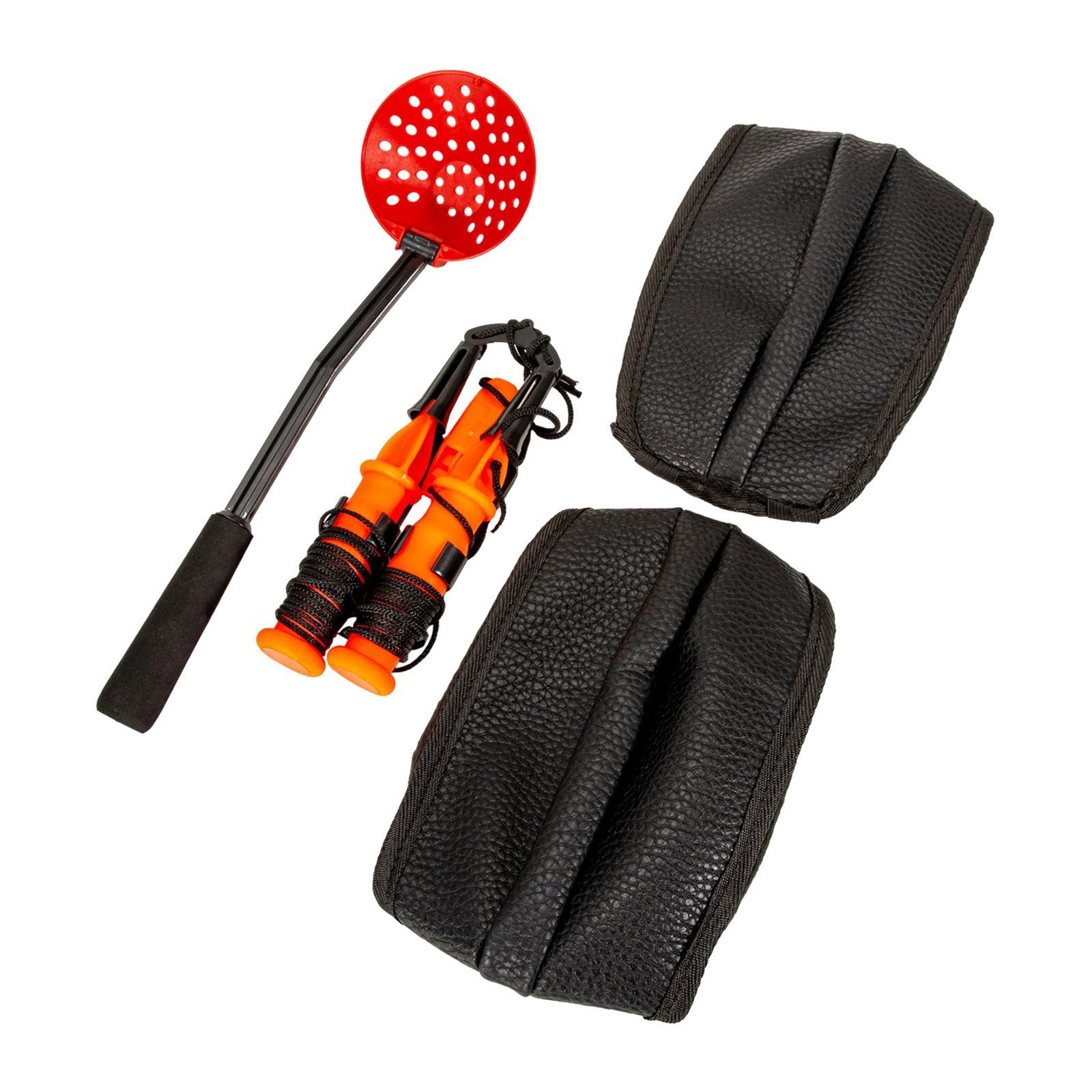 Retractable Ice Pick Non Slip Equipment Ice Scoops for Outdoor Fishing Hiking