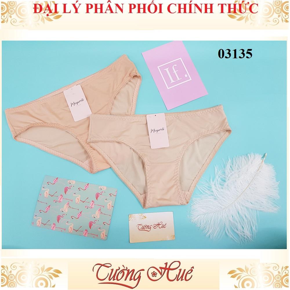 Quần lót nữ Marguerite Paris 03135 thun lạnh trơn đơn giản. .