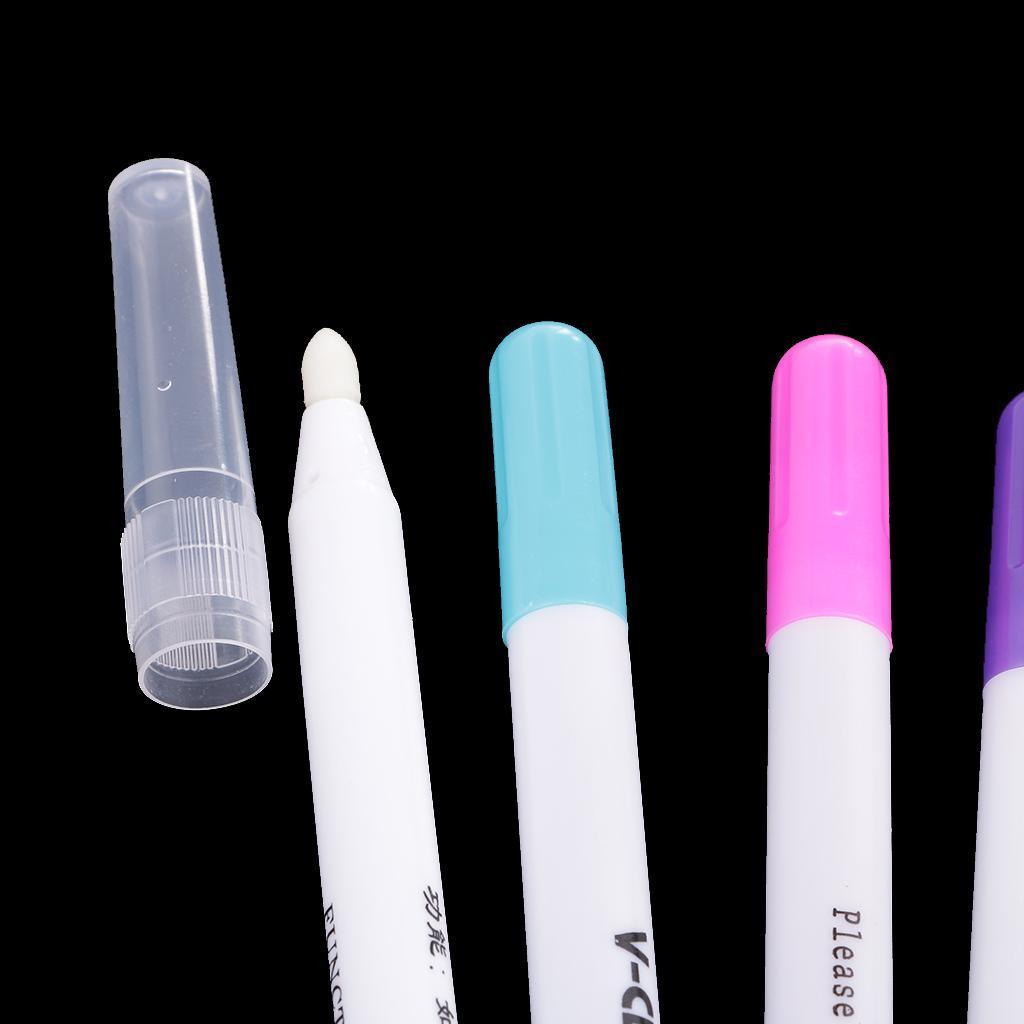 2-5pack 6pcs Water Soluble Pen Air Erasable Pen Clean Pen for Patchwork Cross