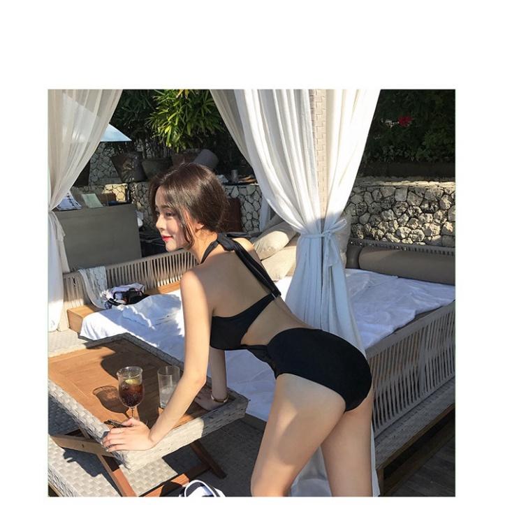Bikini 1 mảnh đi biển liền thân kín đáo sexy Hàn Quốc nâng ngực có gọng 2515 K6T3-1