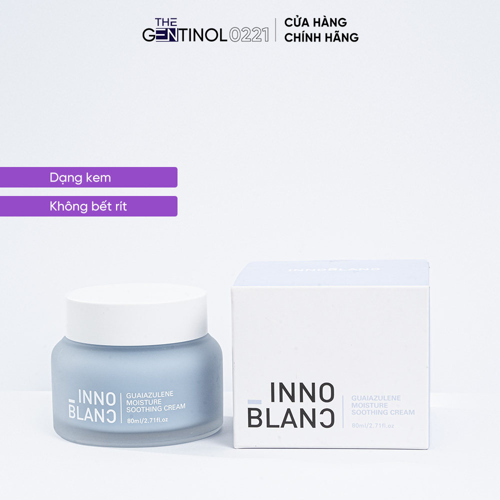 Kem cấp ẩm đa tầng Innoblanc The Gentinol 0221 cấp ẩm, làm sáng da 80 ml