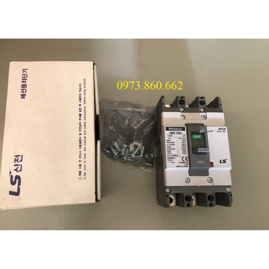 Aptomat 3p 100A LS ABN103C - ÁT Khối 3P 100A