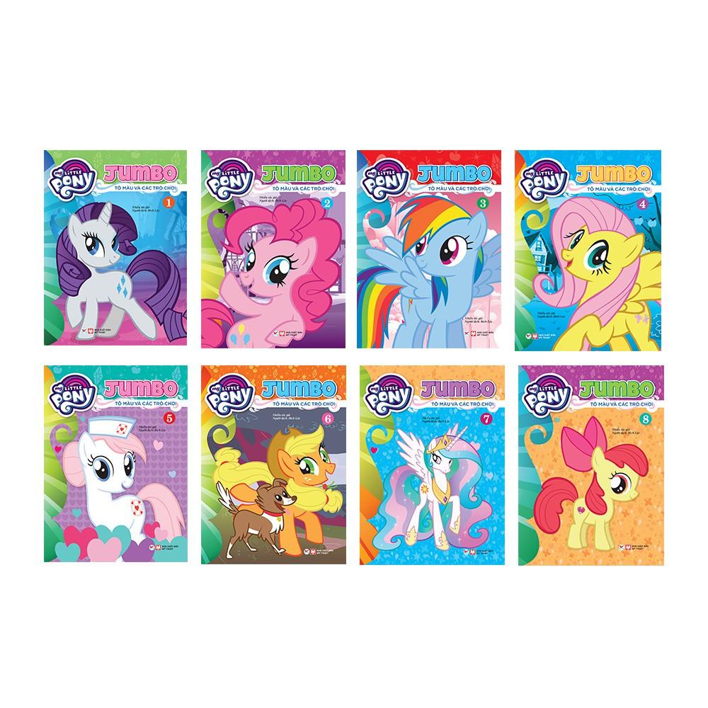 Tô Màu - My Little Pony - Jumbo Tô Màu Và Các Trò Chơi 8 - Bản Quyền
