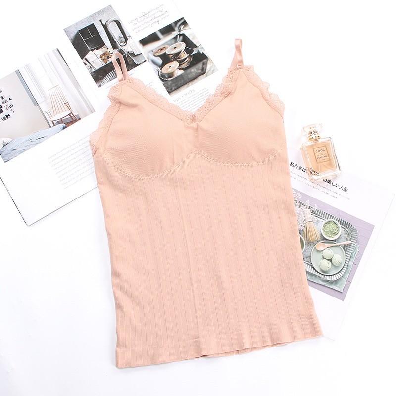 Áo lót 3 Lỗ 2 Dây. Áo Lót Bra Dài Thần Thánh Ôm Body