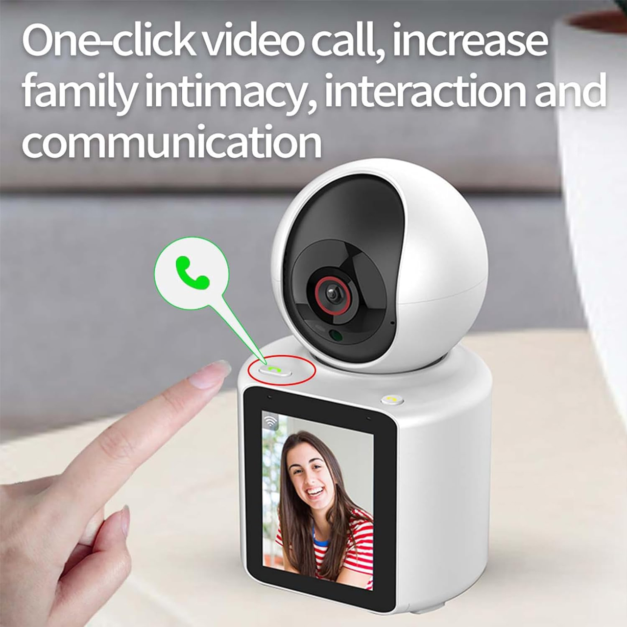 Camera wifi trong nhà Vinetteam C31 màn hình IPS 2.8 inch siêu nét, Video call 2 Chiều, xoay 360 độ, công nghệ AI, hỗ trợ thẻ nhớ lên tới 128GB - hàng chính hãng