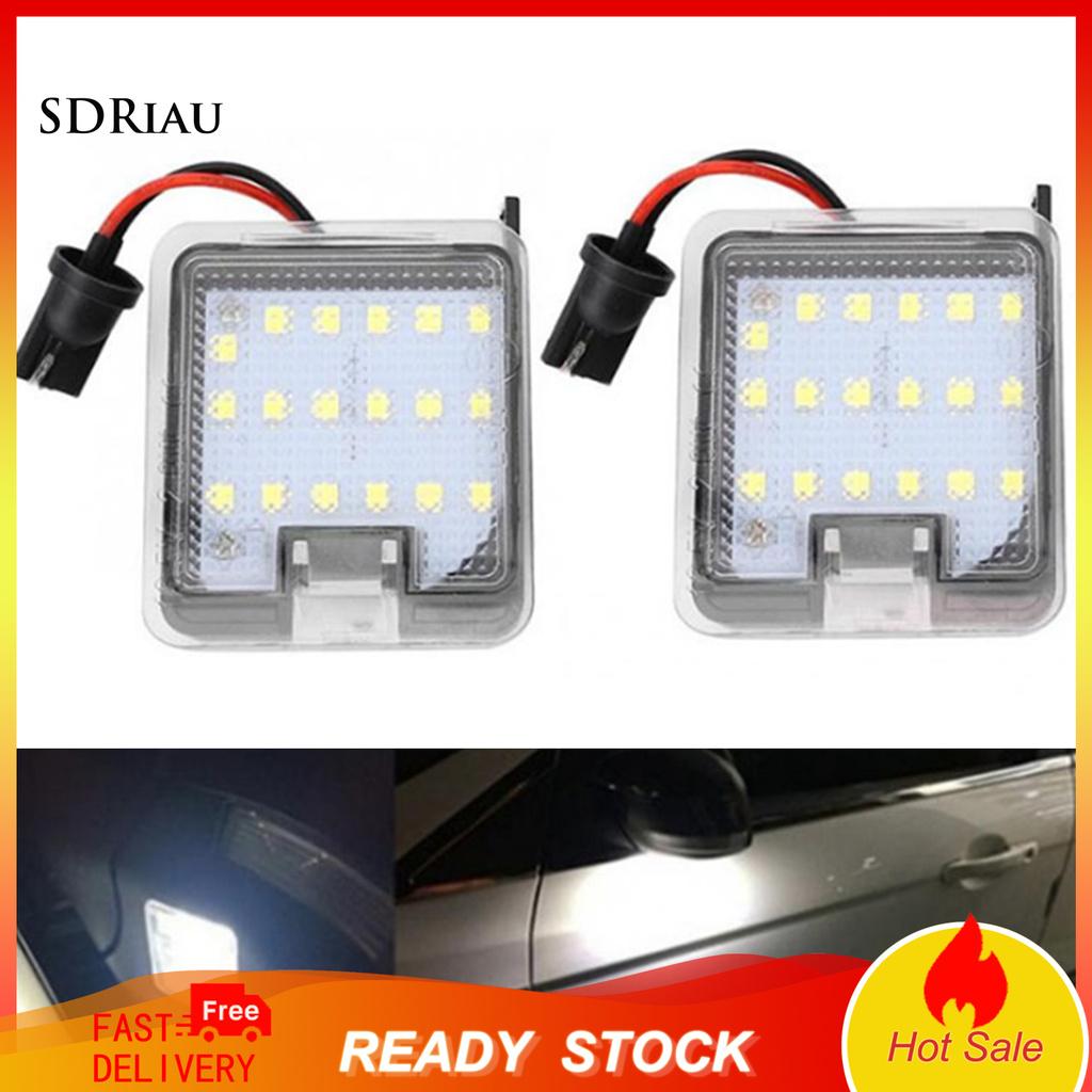 Bộ 2 Đèn Led 18 Smd Siêu Sáng Gắn Gương Chiếu Hậu Xe Hơi Ford Kuga Focus Mondeo