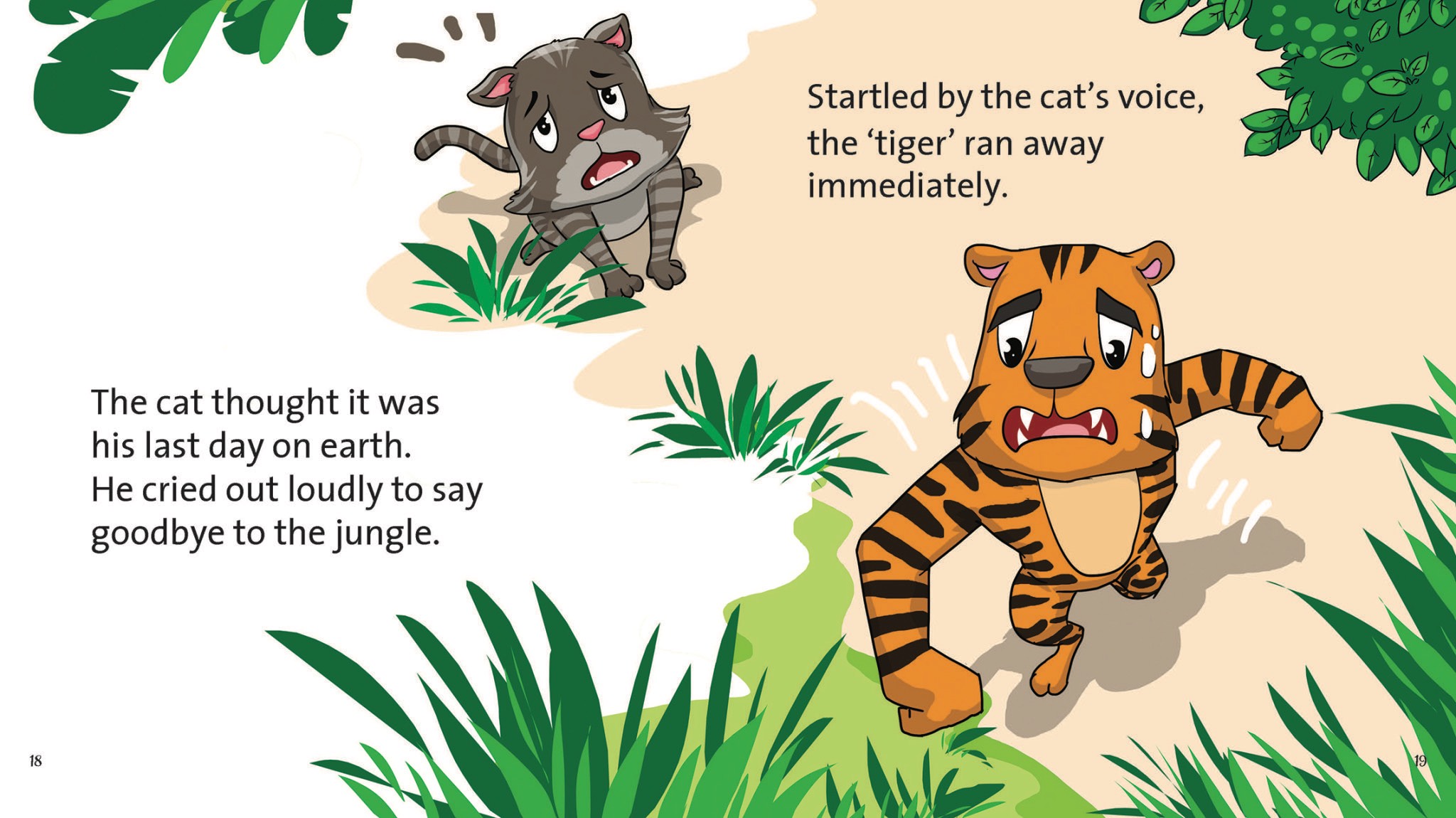 The tiger with the heart of the mouse ( Best fables for kids) Truyện  tranh đơn ngữ cho thiếu nhi