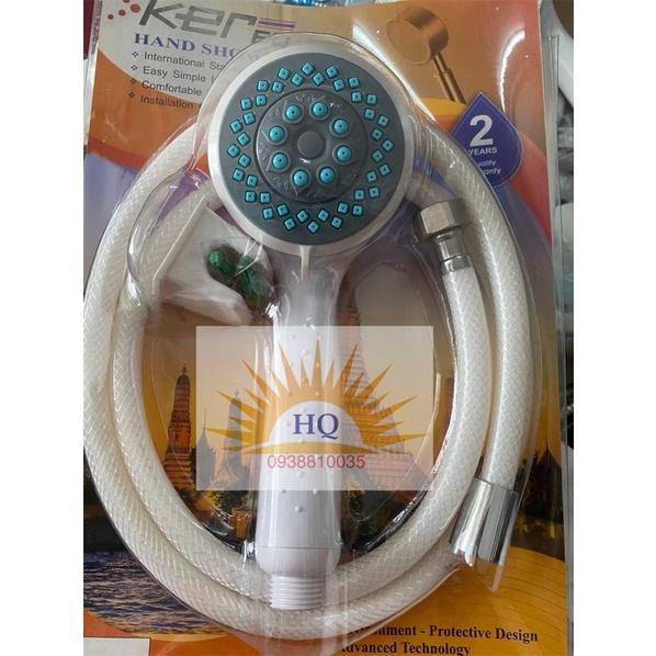Bộ vòi sen nhựa chỉnh phun 3 chế độ - sen mặt xám